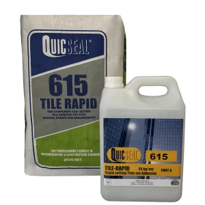 QUICSEAL 615 specially formulated two-component cement