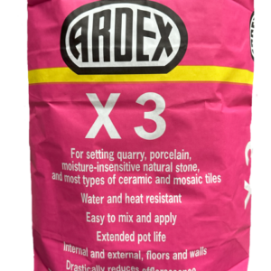 ARDEX X 3 thin set mortar